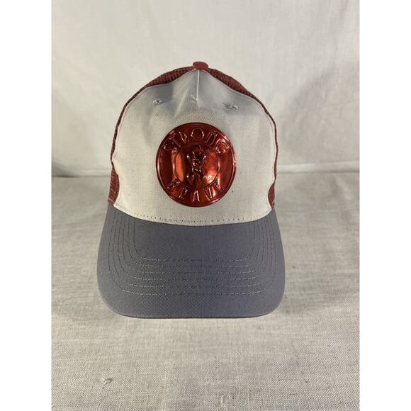 Women's Breast Cancer Awareness Strong & Brave Pink Ribbon Trucker Cap - Picture 3 of 8